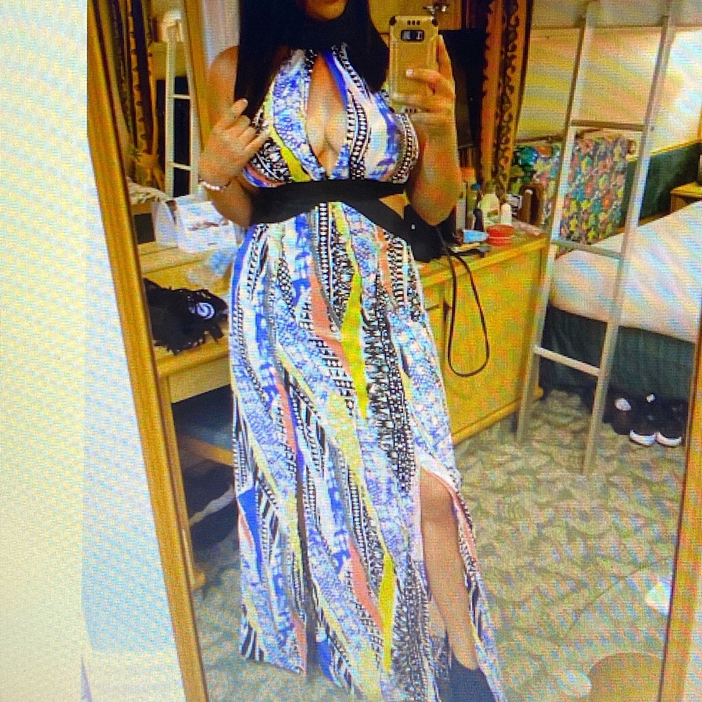 Colorful formal dress